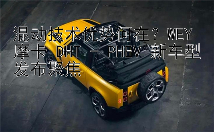 混动技术优势何在？WEY 摩卡 DHT - PHEV 新车型发布聚焦